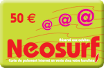 Carte NeoSurf 50 euros